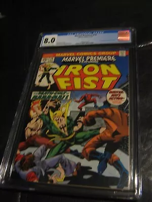 Buy Marvel Premiere Featuring Iron Fist 19 1st Colleen Wing Hulk 181 Ad CGC 8.0 1974 • 127.12£