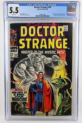 Buy Doctor Strange #169 Cgc 5.5 White Pages 6/68 • 209.11£