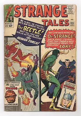 Buy Strange Tales #123 GD- 1.8 1964 • 38£
