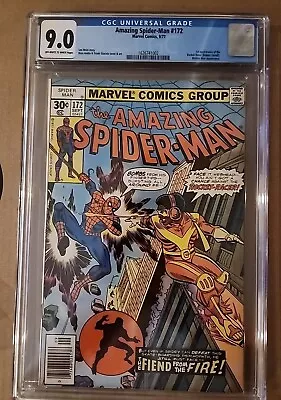 Buy Amazing Spider-Man 172 CGC 9.0 -Marvel Comics 1977 • 39.97£