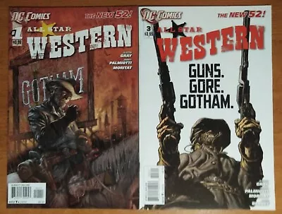 Buy All Star Western #1,3,9 - Jonah Hex - DC Comics 1st Prints 2011 Series  • 7£
