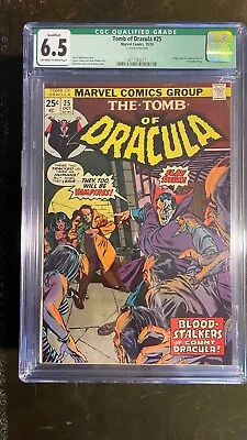 Buy Tomb Of Dracula #25 1st Print! CGC 6.5 Oct 1974 1st Appearance Of Hannibal King • 79.61£