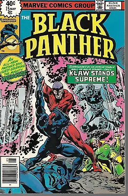 Buy BLACK PANTHER (1977) #15 - AVENGERS App - LAST ISSUE -  Back Issue • 39.99£
