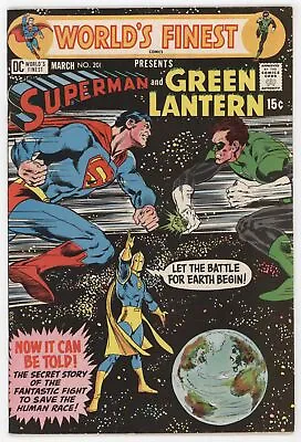 Buy World's Finest 201 DC 1971 FN VF Neal Adams Superman Green Lantern Dr Fate • 21.74£