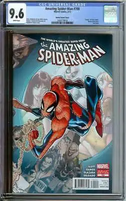 Buy Amazing Spider-man #700 Cgc 9.6 White Pages Ramos Variant • 69.38£