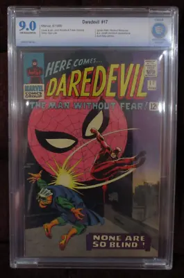 Buy Daredevil #17 CBCS 9.0 (VF/NM) 1966 (second John Romita Spider-man) NOT CGC • 316.59£