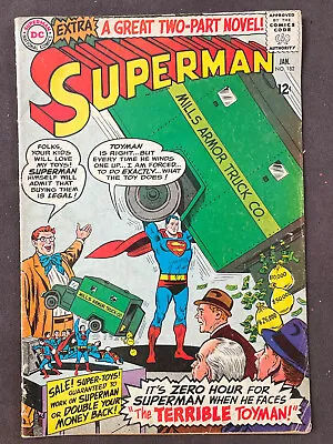 Buy January 1966 Superman Comic Book No. 182 DC Comics First Silver Age Appearance • 10.25£