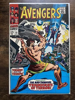 Buy Marvel Comics Avengers #39 1967 Vol 1 VG Cents Copy Thomas Heck • 14.99£
