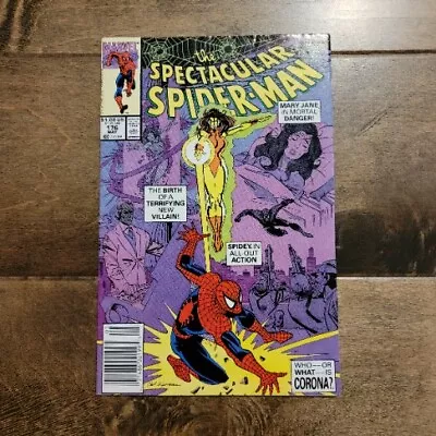Buy SPECTACULAR SPIDER-MAN #176  - 1st Appearance CORONA-comic Book Fine 6.0 • 15.06£