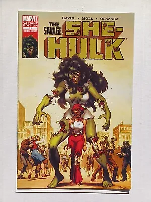 Buy She-hulk #22 Marvel 2007 Nm ~ Ed Mcguinness ~ Zombie Variant Cover ~ 1st Jazinda • 15.93£