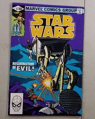 Buy 1981 Vintage Marvel Star Wars Comic Book Issue 51        Sw6 • 19.70£