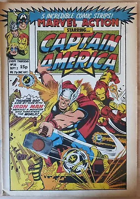 Buy Captain America #28 Marvel Comics UK 1981 Dazzler, Thor, Iron Man • 4£
