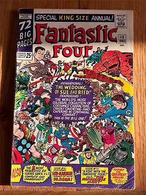 Buy Fantastic Four Annual #3 First Silver Age Hedy Wolfe; Patrica Walker • 120£