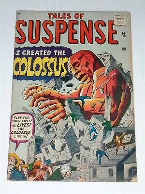 Buy Tales Of Suspense #14 Vg+ (4.5) Marvel Comics February 1961 Repair (sa)<** • 119.99£
