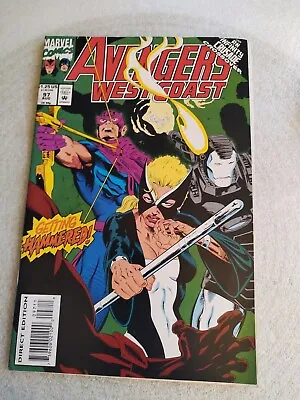 Buy AVENGERS West Coast #97  Marvel Comics Aug 92 VG CONDITION SEE PHOTOS  • 5.50£