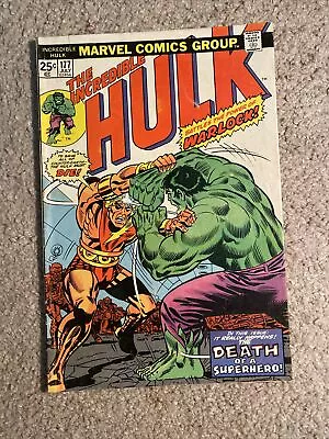 Buy Marvel Comics The Incredible Hulk #177 Appearance Of Warlock See Pics • 11.95£