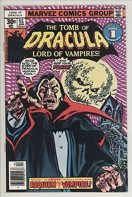 Buy Tomb Of Dracula 55 - Bronze Age Classic - High Grade 9.0 VF/NM • 15.98£
