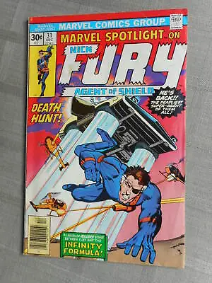 Buy Marvel Spotlight Volume 1 No 31 Nick Fury 1976 Vo IN Good Condition/Good • 11.87£