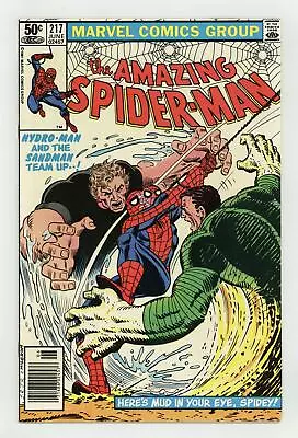Buy Amazing Spider-Man #217N Newsstand Variant FN 6.0 1981 • 10.39£
