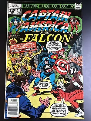 Buy Captain America #217 - Marvel - 1978 - 1st App. Quasar (As Marvel Boy) • 9.99£