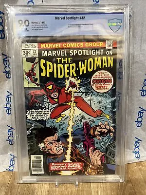 Buy MARVEL SPOTLIGHT #32 Cbcs  9.0 First Appearance The Spider Woman Jessica Drew • 159.90£