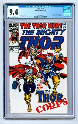 Buy Thor #440 CGC 9.4 (1991) - 1st App Of The Thor Corps • 55.93£