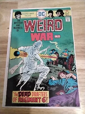 Buy Weird War Tales # 41 : D.C. Comics September 1975 : War / Horror Anthology Comic • 4.99£