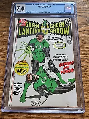 Buy GREEN LANTERN #87  1st Appearance Of John Stewart  CGC 7.0 FN/VF OW Pages • 375.53£