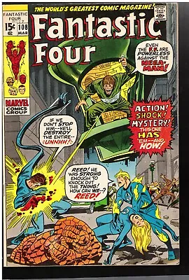 Buy Fantastic Four # 108 1971 9.0 VF/NM - Origin Janus KIRBY/BUSCEMA/ROMITA CGC IT! • 25.67£