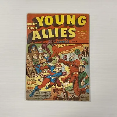Buy Flashback #8 Reprints Young Allies #1 1973 FN Alan Light Golden Age • 60£