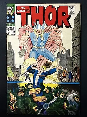Buy The Mighty Thor #138 Vintage Marvel Comics Silver Age 1st Print 1967 Fine/VF *A2 • 23.71£