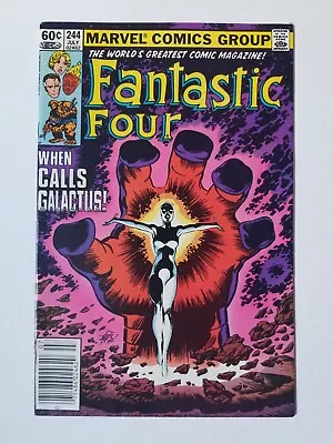 Buy Fantastic Four #244 (1982 Marvel Comics) First Frankie Raye Nova ~ Galactus ~ VF • 19.85£