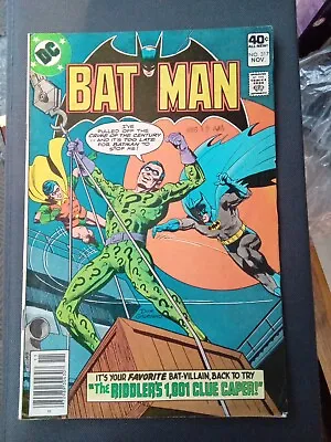 Buy Batman #317 Awesome Riddler Cover  (DC, 1979) Newstand • 18.20£