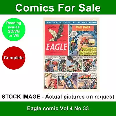 Buy Eagle Comic Vol 4 No 33 - GD/VG To VG - 20 November 1953 • 4.99£