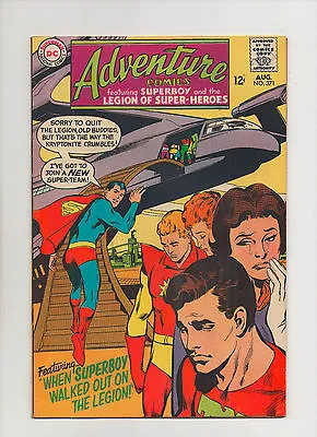 Buy Adventure Comics #371 - Superboy Joins A New Team - (Grade 7.0) 1968 • 19.86£