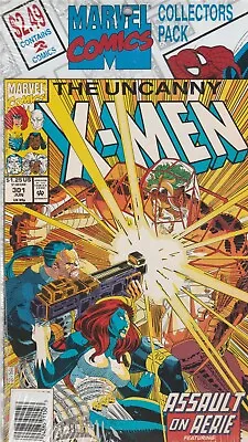 Buy Marvel Collectors Pack 2 Comics (1993) ~ X-men #301 X-force Unopened Sealed Pack • 15.89£