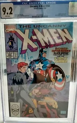 Buy The Uncanny X-Men #268 CGC 9.2 1990 Marvel Captain America & Black Widow App. • 63.07£