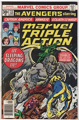 Buy Marvel Triple Action #33   ( Avengers )    FN • 4.95£