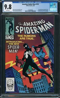 Buy Amazing Spider-Man #252 (1984) CGC 9.8 - 1st Black Costume - Westport Collection • 1,195.28£