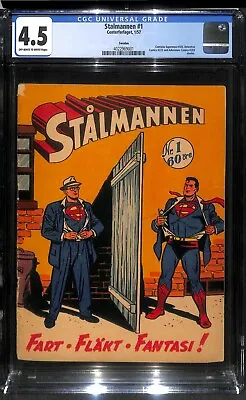 Buy Stalmannen #1 CGC 4.5 Swedish Edition Contains Superman 105, Detective 223 & Adv • 339.02£