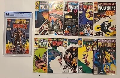 Buy Marvel Comics Presents Wolverine X11 LOT Includes CBCS 8.0 #72 Weapon X • 160.85£