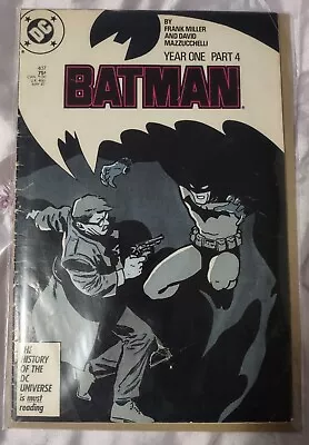 Buy BATMAN #407 (VF/NM) 1987  Year One  Part 4; 1st Appearance Of James Gordon Jr. • 14.20£