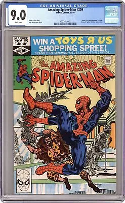 Buy Amazing Spider-Man #209D CGC 9.0 1980 4137484001 • 37.93£