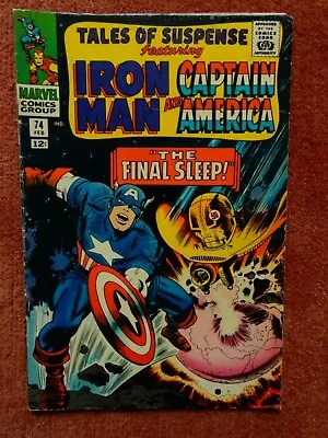Buy Tales Of Suspense #74 - Silver Age - Iron Man & Captain America - Fine+ - Marvel • 19.79£