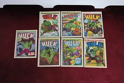 Buy Marvel Comics X 7 Hulk Comic Nos: 4, 5, 8, 10, 11, 21 & 331 • 4£