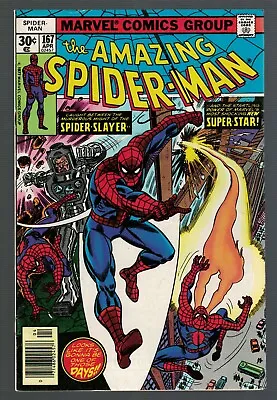 Buy Marvel Comics Spiderman 167 VFN 8.0 1977  • 17.99£