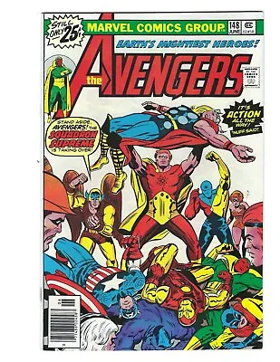 Buy Avengers #148 1976 VF/NM Or Better! Squadron Supreme! Hellcat! Combine Ship • 19.76£