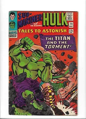 Buy Tales To Astonish # 79 Very Good [Hulk Vs Hercules] • 39.95£