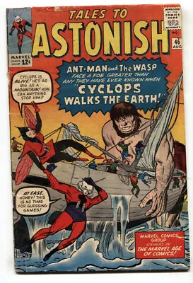 Buy Tales To Astonish #46 - 1963 - Marvel - G - Comic Book • 30.93£
