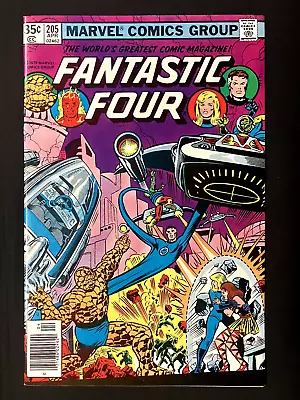 Buy Fantastic Four #205 (1st Series) Marvel Comics Apr 1979 1st Appear Nova Corps • 12.79£